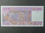MADAGASKAR, 5000 Francs 1995, BNB. B314b