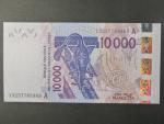 ZÁPADNÍ AFRIKA, POBŘEŽÍ SLONOVINY, 10.000 Francs 2013 A, BNB. B124Am