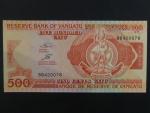VANUATU, 500 Vatu 1993 série BB, RESERVE BANK, BNB. B201a, Pi. 5