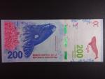 ARGENTINA, 200 Pesos 2016 REPLACEMENT R/A, BNB. B420az, Pi. 364