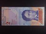 VENEZUELA, 2 Bolivares 2007, BNB. B358b, Pi. 88