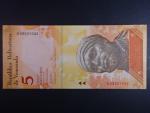 VENEZUELA, 5 Bolivares 2007, BNB. B359b, Pi. 89