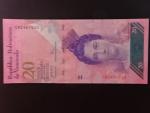 VENEZUELA, 20 Bolivares 2007, BNP. B361a, Pi. 91