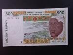ZÁPADNÍ AFRIKA, POBŘEŽÍ SLONOVINY, 500 Francs 1997 A, BNB. B115Ag
