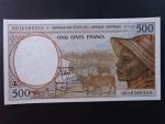 STŘEDNÍ AFRIKA-GABON, 500 Francs 2000 L, BNB. B101Le