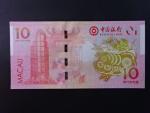 MAKAO, Bank of China 10 Patacas 2019, BNB. B226a, Pi. 122