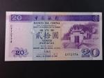 MAKAO, Bank of China 20 Patacas 1996, BNB. B202a, Pi.91