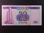 MAKAO, Bank of China 20 Patacas 1996, BNB. B202a, Pi.91