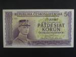 50 Kčs 1945 série JT, perf. 