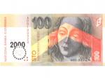 100 Sk 1.9.1993 s. A (2000), přítisk Bi-milénium, Pi. 36