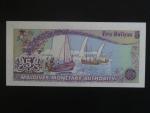 MALEDIVY, 5 Rufiyaa 1990, BNB. B208a, Pi.16