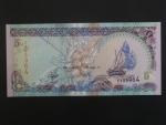 MALEDIVY, 5 Rufiyaa 2000, BNB. B210b, Pi.18