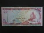 MALEDIVY, 20 Rufiyaa 2000, BNB. B212a, Pi.20