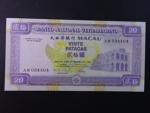MAKAO, Banco National 20 Patacas 1996, BNB. B062a, Pi. 66