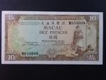 MAKAO, Banco National 10 Patacas 1984, BNB. B056i, Pi. 59
