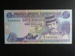 BRUNEJ, 1 Dollar 1989, BNB. B113a, Pi. 13