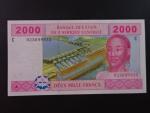 STŘEDOAFRICKÉ STÁTY-ČAD, 2000 Francs 2002 C, BNB. B108Ca