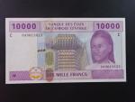 STŘEDOAFRICKÉ STÁTY-ČAD, 10000 Francs 2002 C, BNB. B110Ca