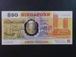 SINGAPUR, 50 Dollars 1990 - 9.AUGUST.1990, BNB. 106a