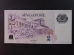 SINGAPUR, 2 Dollars 2011, BNB. B208e, Pi. 46