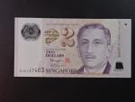 SINGAPUR, 2 Dollars 2015, BNB. B208g, Pi. 46