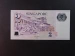 SINGAPUR, 2 Dollars 2015, BNB. B208g, Pi. 46