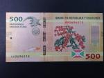 BURUNDI, 500 Francs 2018, BNB. B236b, Pi. 50