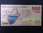 BURUNDI, 500 Francs 2018, BNB. B236b, Pi. 50