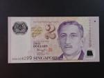 SINGAPUR, 2 Dollars 2017, BNB. B208k, Pi. 46