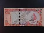MALEDIVY, 500 Rufiyaa 2008, BNB. B215c, Pi.24