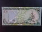 MALEDIVY, 100 Rufiyaa 2000, BNB. B214b, Pi.22