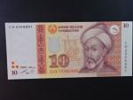TÁDŽIKISTÁN, 10 Somoni 2010, BNB. B207b, Pi. 16