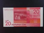 KYRGYSTÁN, 20 Som 2009 série ZZ Replacement, BNB. B220az, Pi. 24