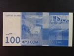 KYRGYSTÁN, 100 Som 2009, BNB. B222a, Pi. 26