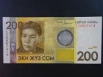 KYRGYSTÁN, 200 Som 2016, BNB. B230a, Pi. 27b