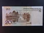 ČÍNA, 20 Yuan 2005, BNB. B4112a, Pi. 905
