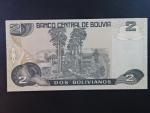 BOLÍVIE, 2 Bolivianos 1990, BNB. B388b, Pi. 202