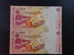 MALAJSIE, 10 Ringgit 1997 ve svislé dvoupásce, BNB. B136a, Pi.42