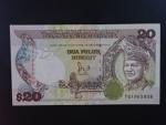 MALAJSIE, 20 Ringgit 1989, BNB. B130a, Pi.30