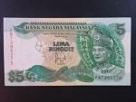 MALAJSIE, 5 Ringgit 1991, BNB. B128c, Pi.35