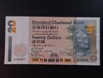 HONG KONG,  Standard Chatered Bank 20 Dollars 1995, BNB. B408c, Pi. 285
