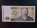 KAZACHSTÁN, 20 Tenge 1995, BNB. B111b, Pi. 11
