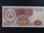 TÁDŽIKISTÁN, 1000 Rubles 1994, BNB. B109a, Pi. 9