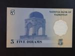 TÁDŽIKISTÁN, 5 Diram 1999, BNB. B202a, Pi. 11