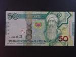TURKMENISTÁN, 50 Manat 2014, BNB. B226a, Pi. 33