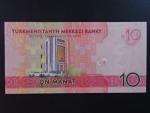 TURKMENISTÁN, 10 Manat 2009, BNB. B217a, Pi. 24