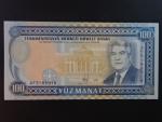 TURKMENISTÁN, 100 Manat 1995, BNB. B106b, Pi. 6