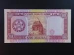 TURKMENISTÁN, 10 Manat 1993, BNB. B103a, Pi. 3