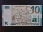 AZERBAJDŽÁN, 10 Manat 2018, BNB. B403a