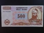 AZERBAJDŽÁN, 500 Manat 1993 De La Rue, BNB. B309b, Pi. 19